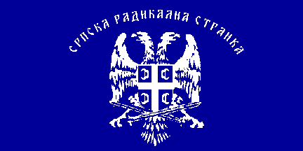 [Serbian Radical Party flag]